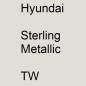 Preview: Hyundai, Sterling Metallic, TW.